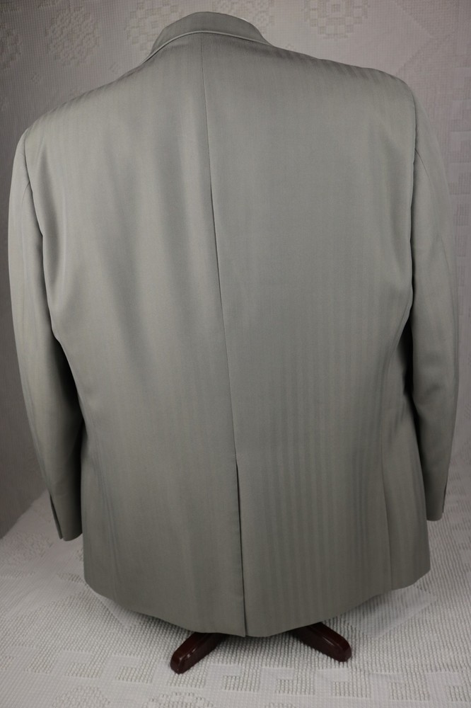 Men's CHAPS RALPH LAUREN 3-button sports jacket 44R Solid Gray