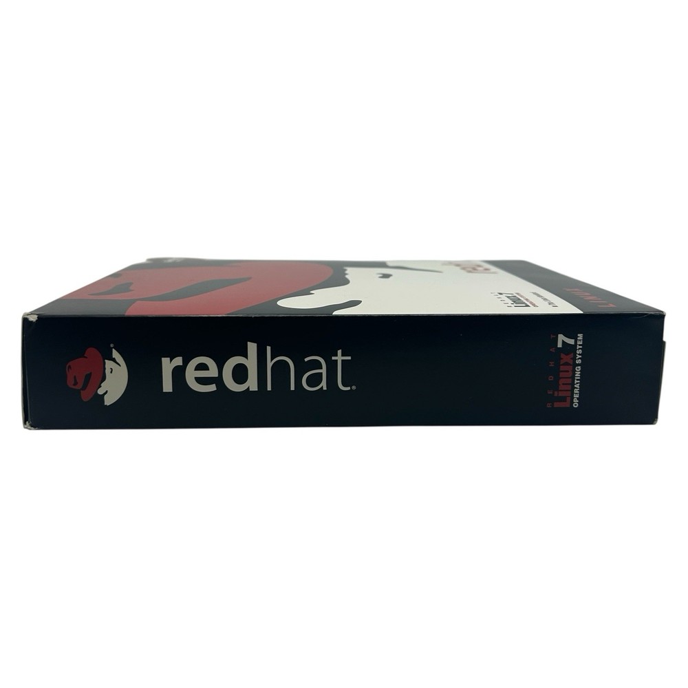 Red Hat Linux 7 Operating System (CD-ROM, 2000) Big Box CIB Complete Software