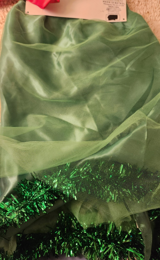 Green And Red One Size Adjustable Tutu Apron