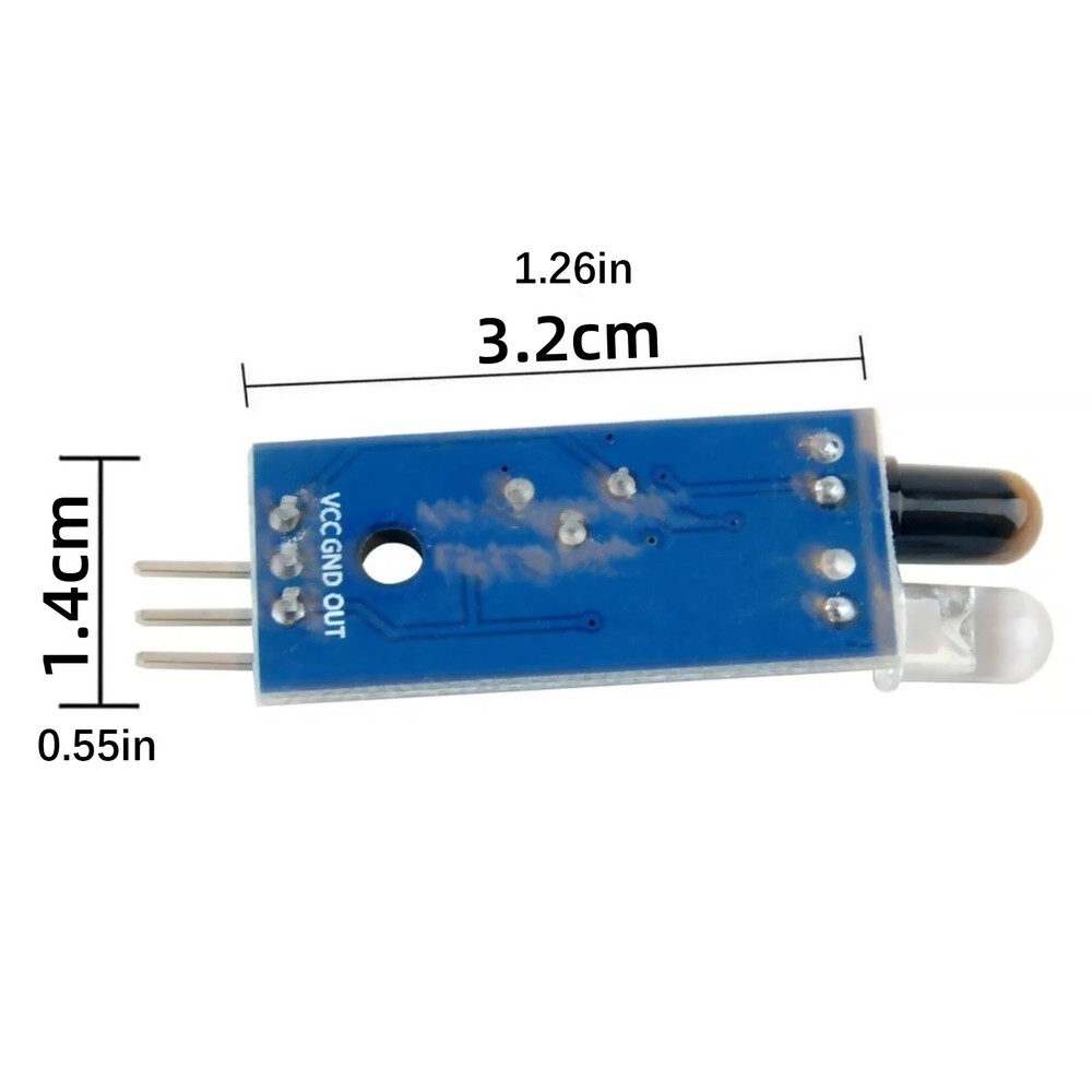 For Smart Car Robot 10pcs IR Infrared Obstacle Avoidance Sensor Module Part