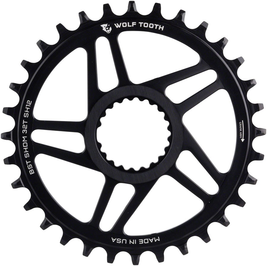 Shimano Hyperglide+ Direct Mount Chainrings - Wolf Tooth Direct Mount Chainring
