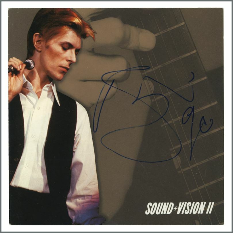 David Bowie Signed Sound + Vision CD Booklet (UK)