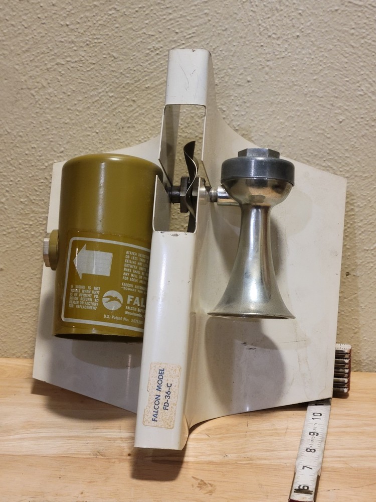 Antique Fire Detector! Falcon model FD-36-C Automatic Fire Detector