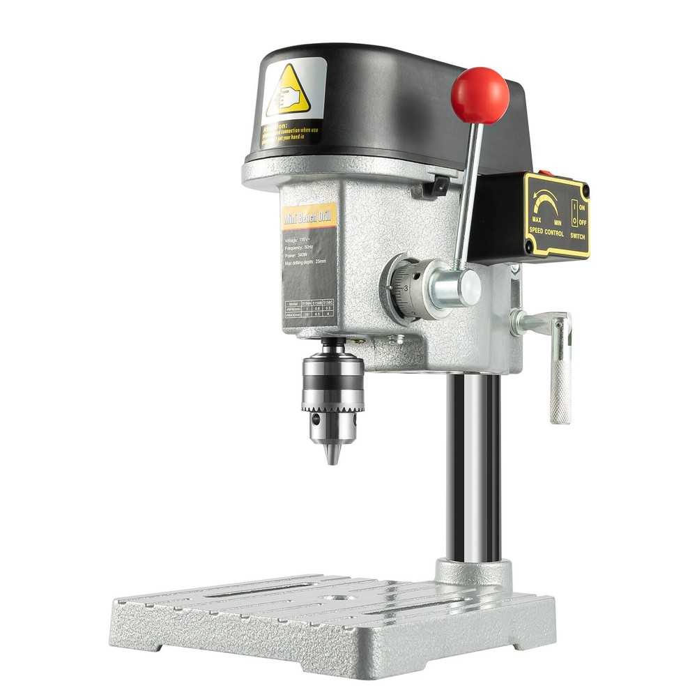 Portable Mini Electric Drill Press - Compact, High-Precision Benchtop Tool
