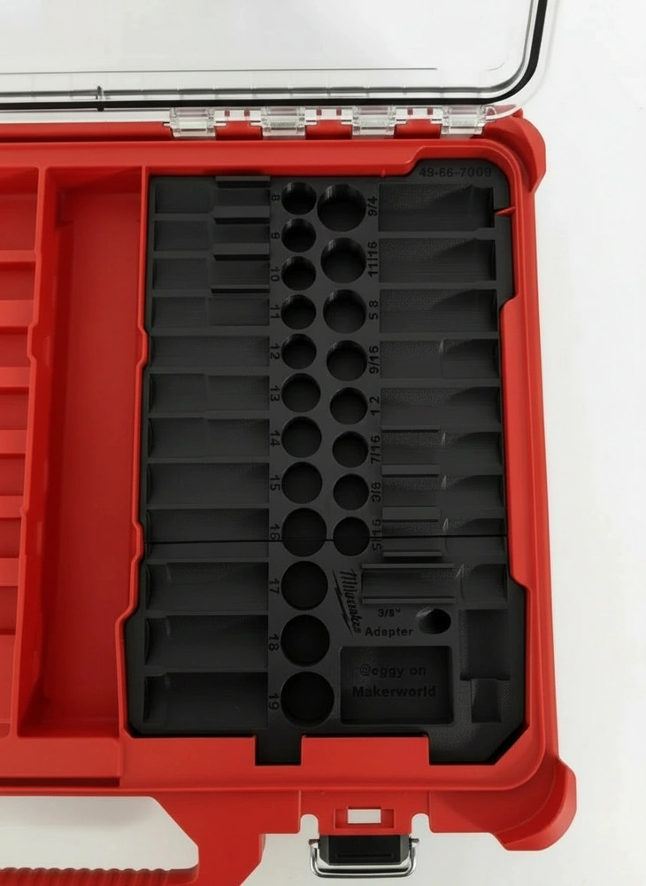 Milwaukee 49-66-7009 Impact Socket Insert for PACKOUT Tool Box (Insert Only)