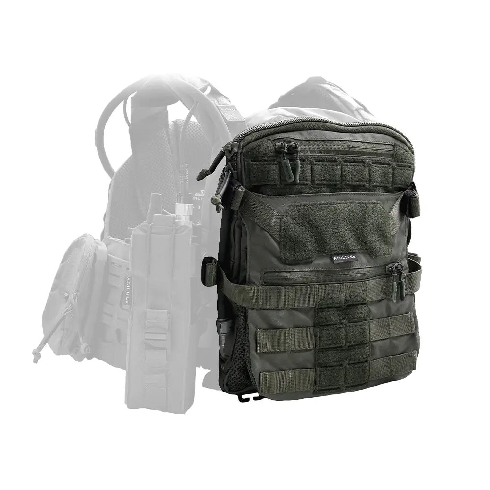 Agilite Micro MAP Rear Hydration Panel Compatible w/ Plate Carriers Ranger Green