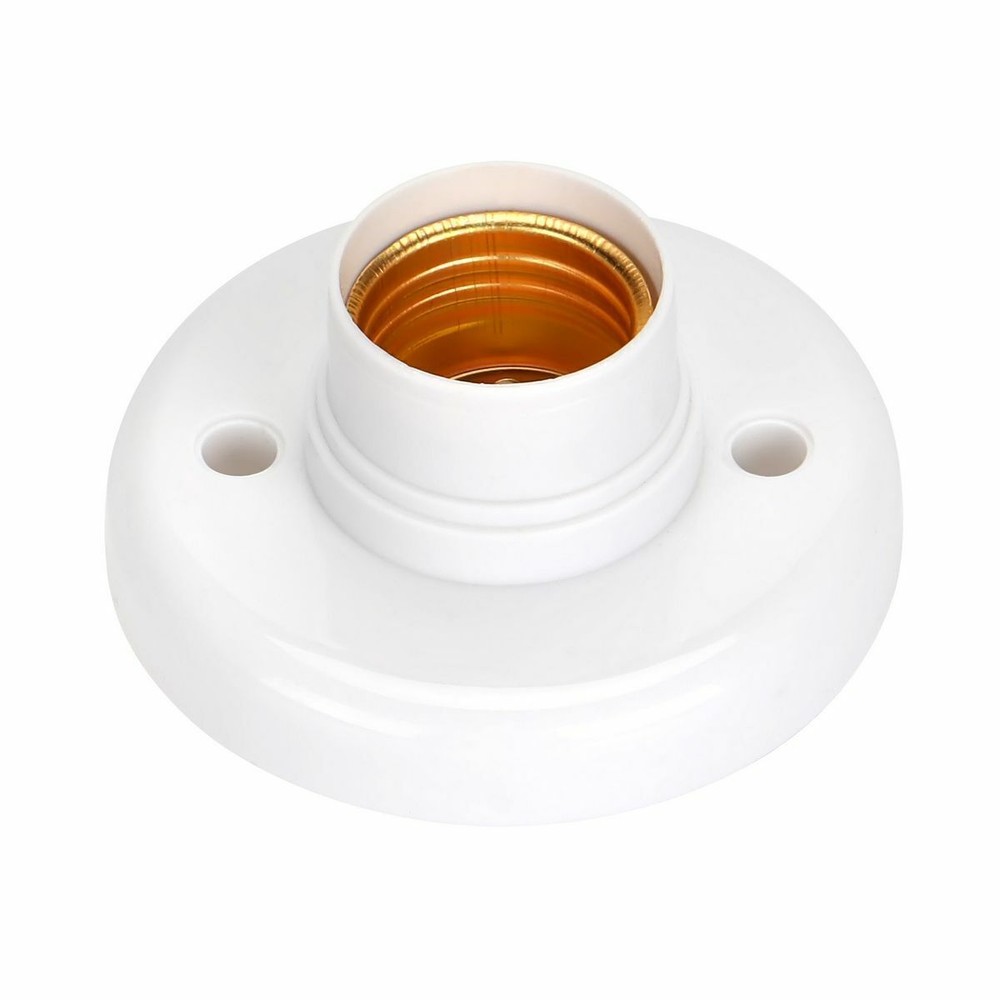 1-20Pack Light Bulb Pendant E27 Lamp Round Fixing Base Holder Screw Cap Socket