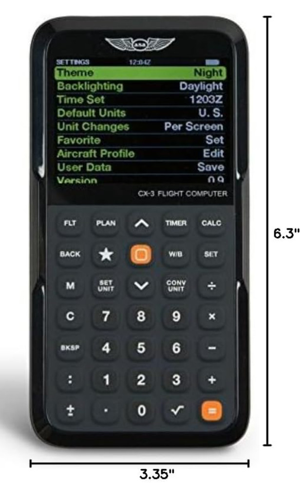 ASA CX-3 Flight Computer – Advanced Electronic E6B for Accurate Flight Planning