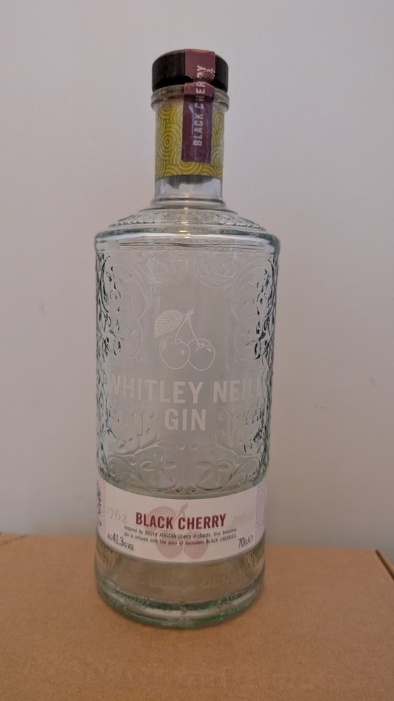 Empty Whitley Neil Black Cherry Bottle