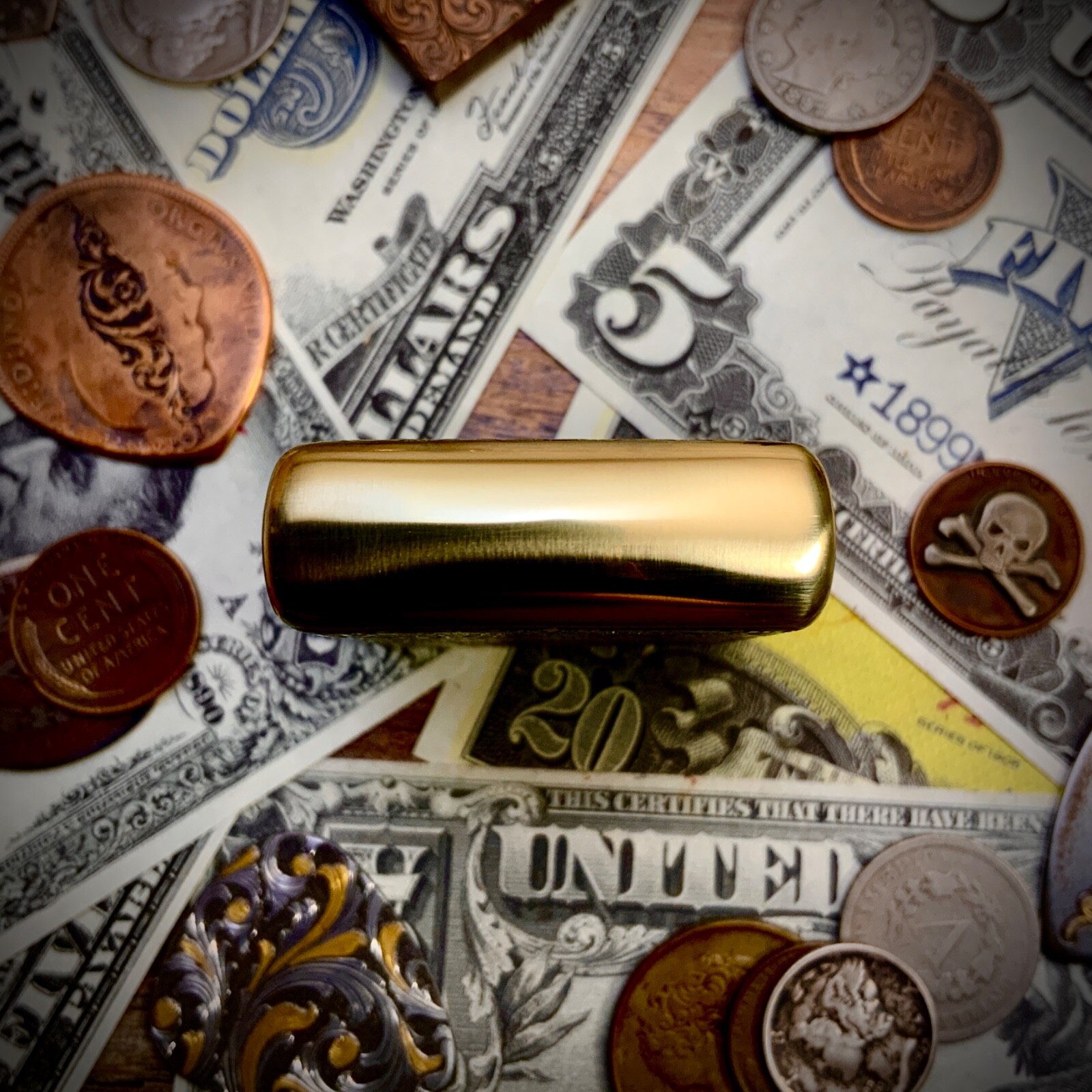 Zippo “Archangel Michael” Themed Engraved Brass Armor Cigarette Cigar Lighter