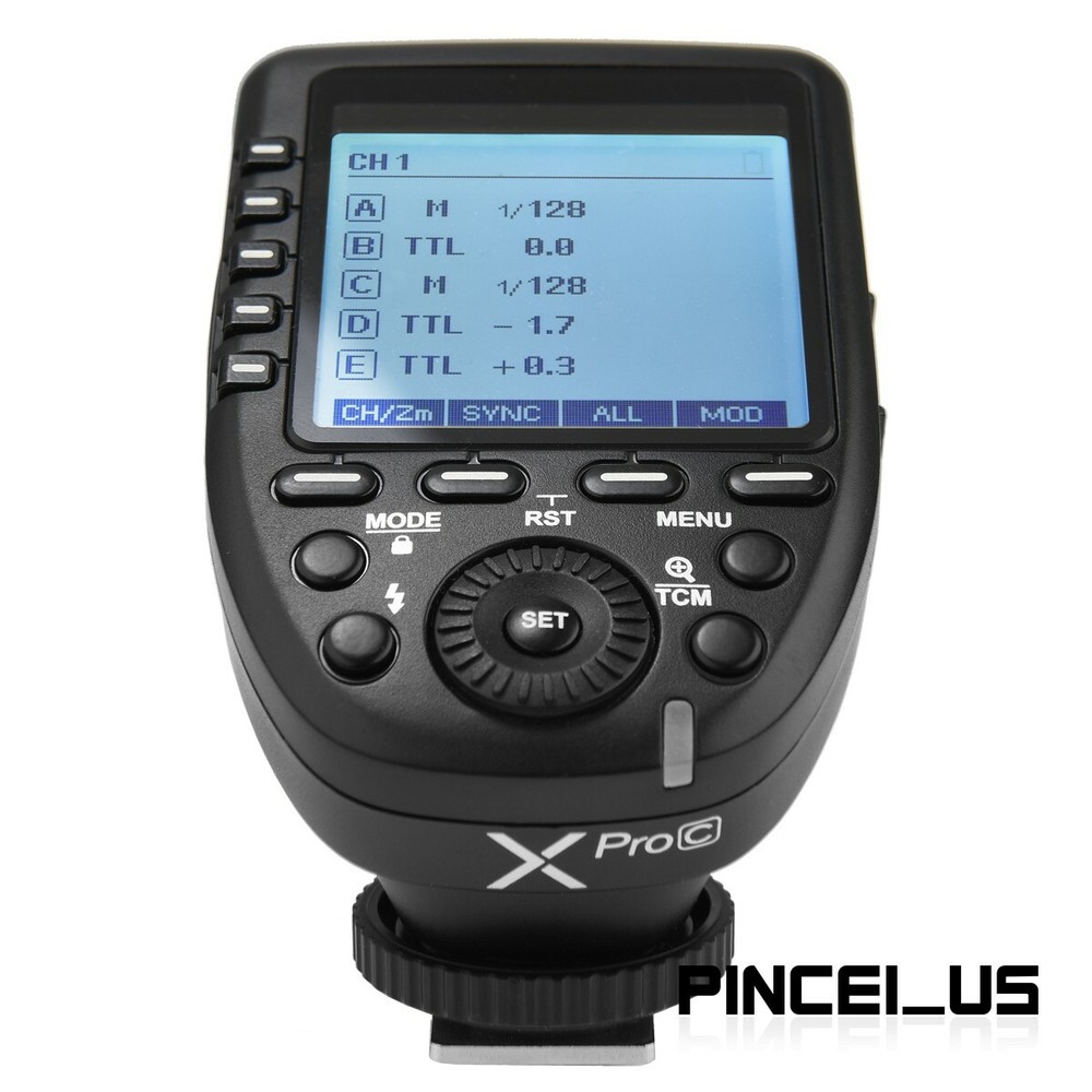 Godox Xpro-C TTL Wireless Flash Trigger 2.4G Wireless X System For Canon