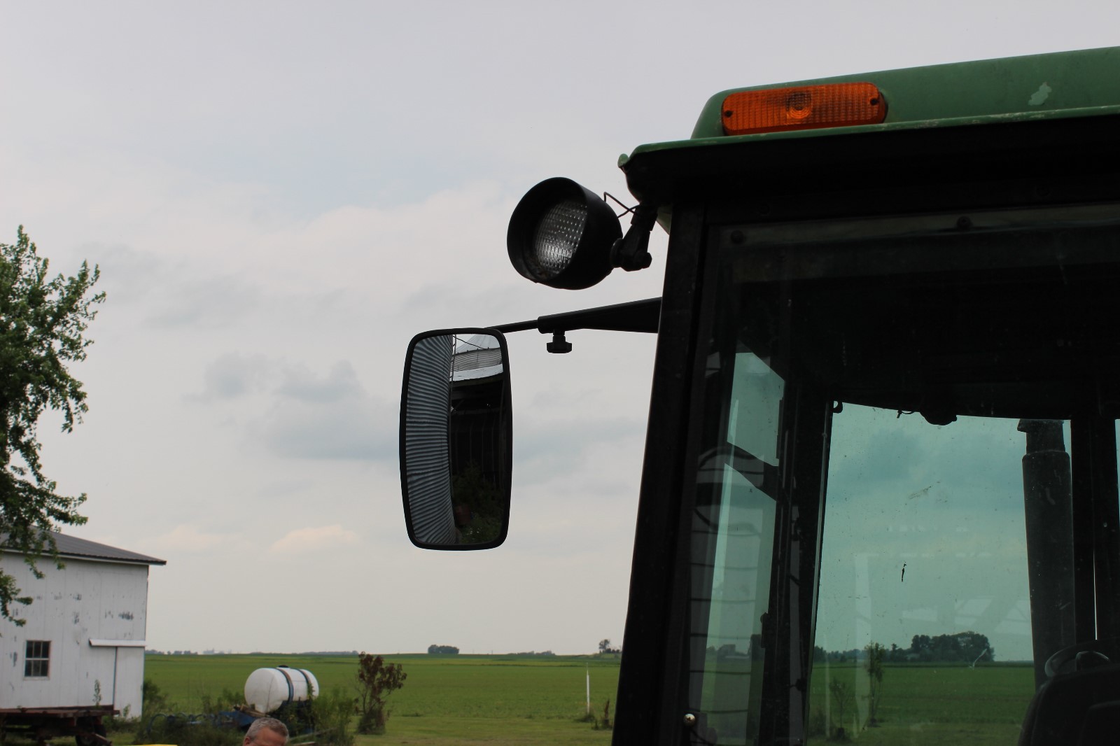 Sound Gard Extension Mirror Kit for John Deere tractors w 7"X12" mirrors