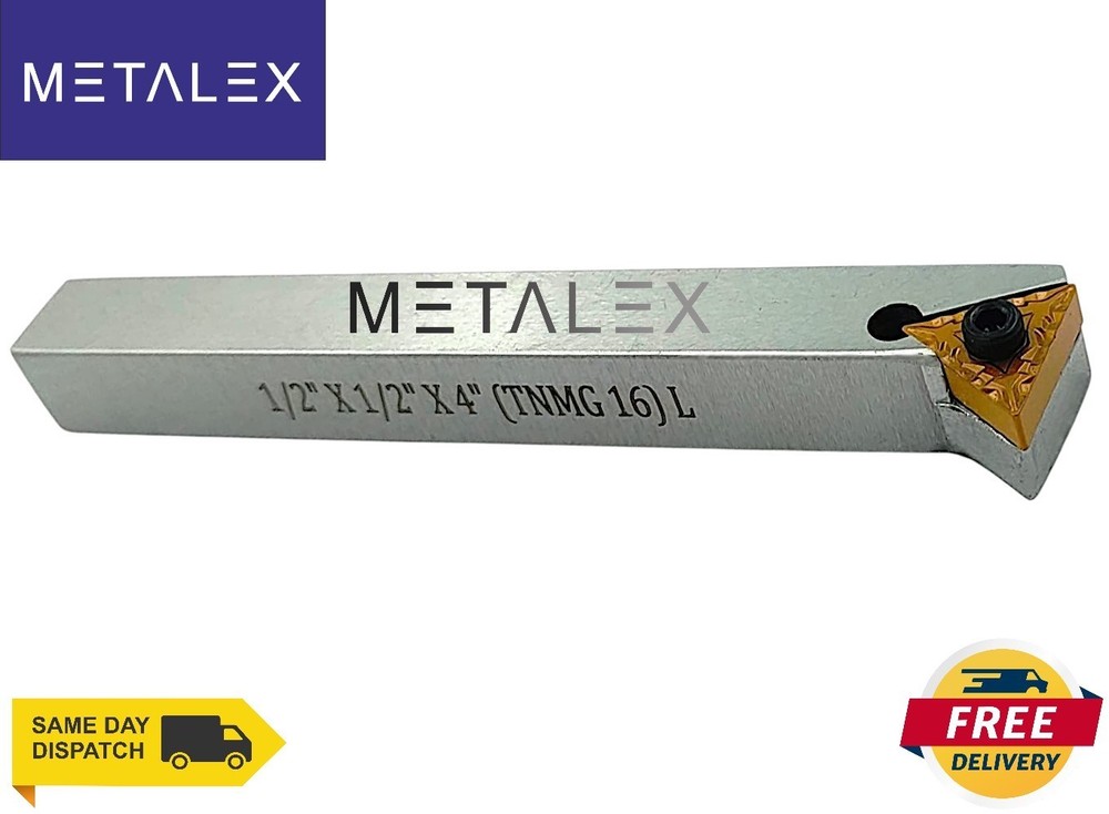 Indexable Tool Bit 1/2" Shank for Fly Cutter for Milling II Replaceable TNMG16