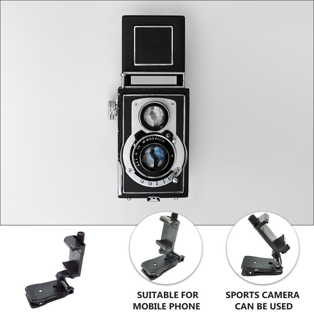 Smartphone Tripod Mount Backpack Strap Holder Mounting Clamp for Camera