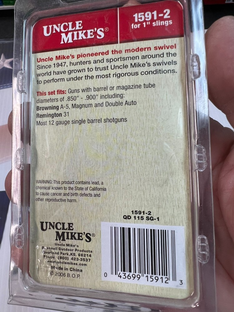 Uncle Mike's Quick Detachable Super Swivels