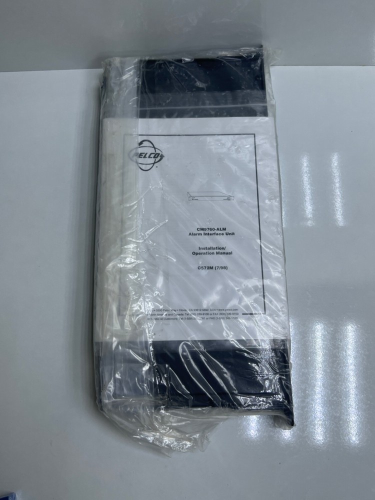 PELCO SYSTEM 9760 CM9760-ALM ALARM INTERFACE UNIT
