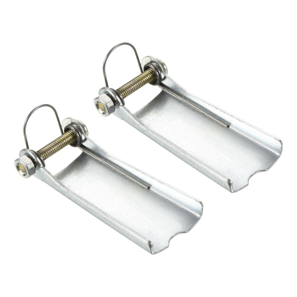 2pcs 2.2" Replacement Hooks Latch Metal Receiver Hitch for Trailer Silver