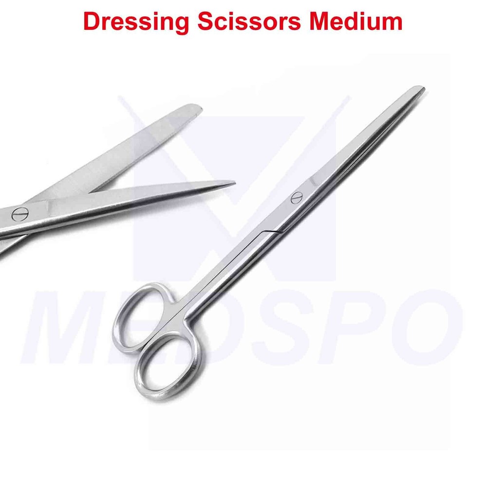 Medical Nurses First Aid Dressing Scissors Medium Surgical Operating Shears CE
