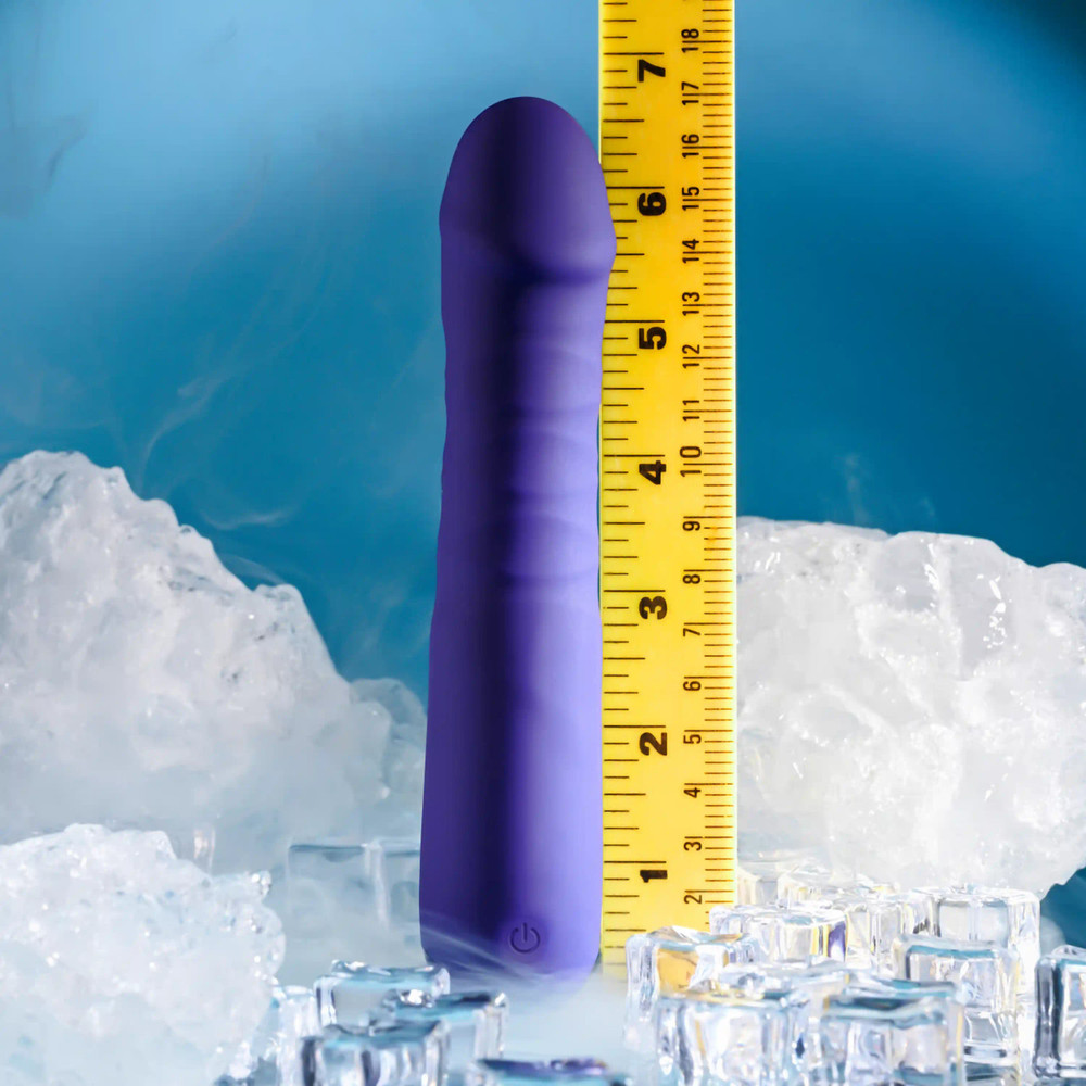 Rechargeable Silicone Thrusting Vibrator Powerful Stimulator G-spot Massager