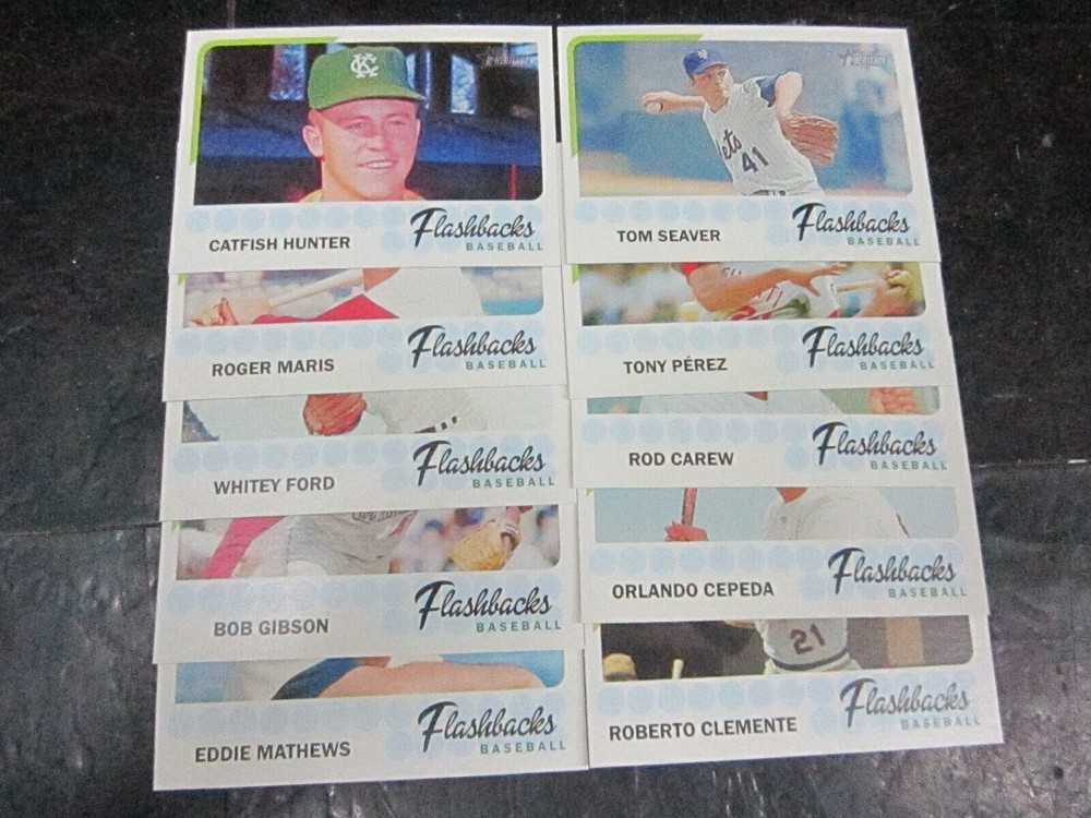 2016 Topps Heritage Baseball FLASHBACKS Inserts YOU PICK *Finish Your Set*