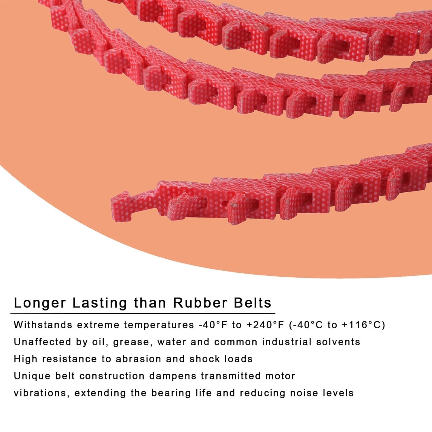 Power Twist Drive 1/2" Link V-Belt 5 Feet A Type -Twist "A" Adjustable Link, USA
