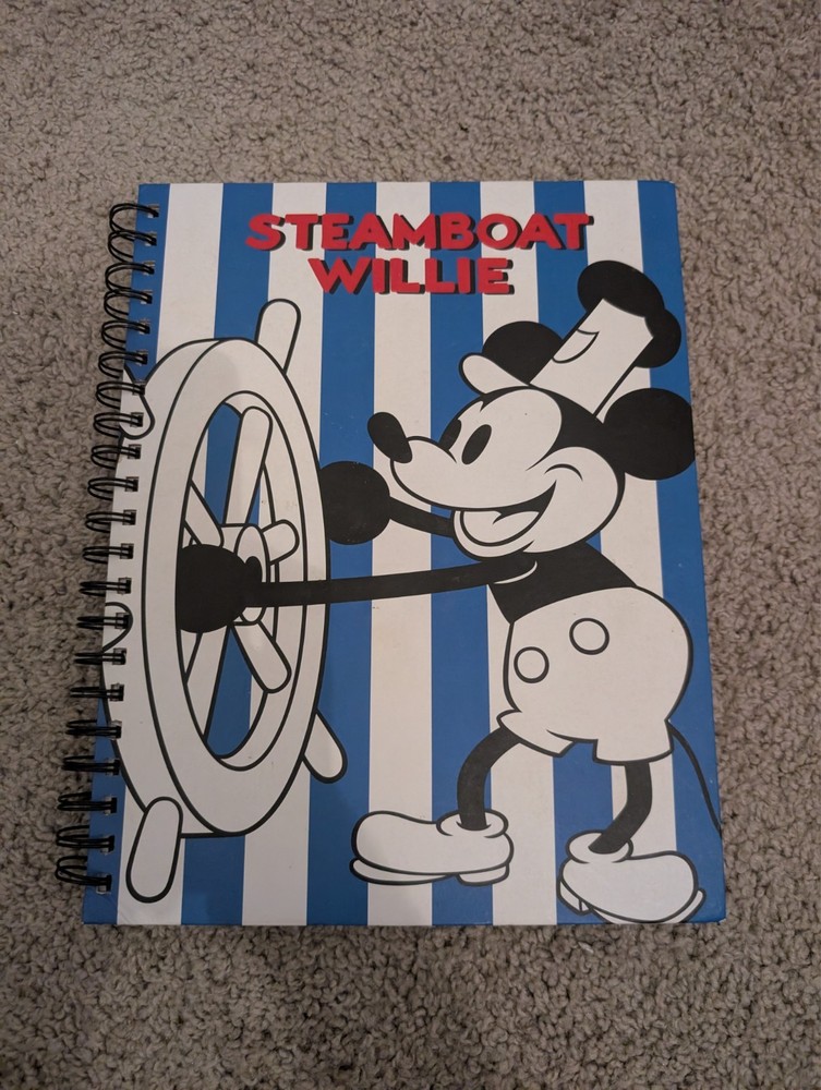 Steamboat Willie notebook