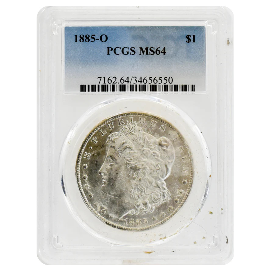 1885-O Morgan Dollar MS64 PCGS