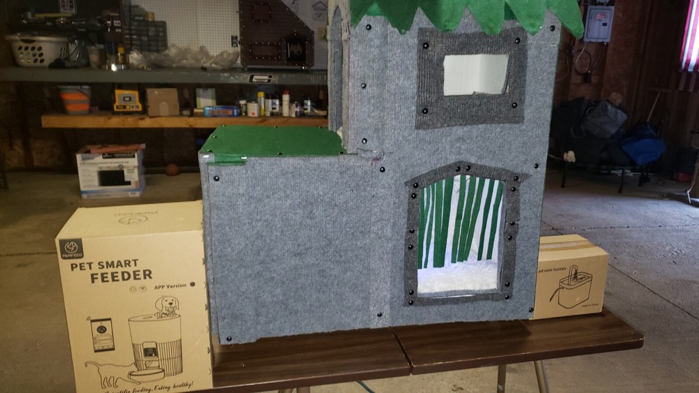 The Ultimate Indoor Cat House with Everything Your Cat Needs!