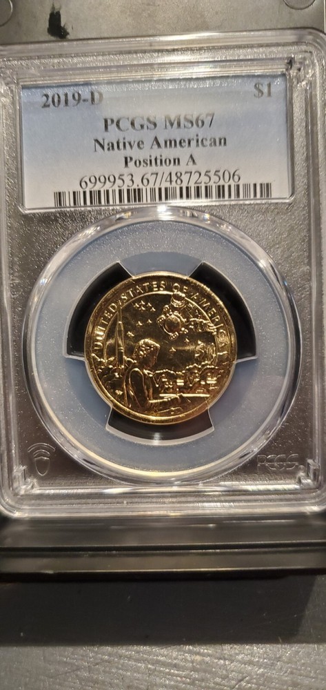 Superb! 2019-D PCGS MS67 Native American Dollar
