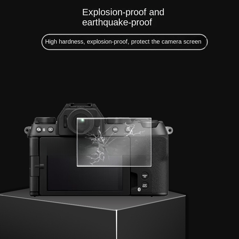2PC LCD Screen Protector Tempered Glass Protective fr Fujifilm Fuji X-S20 Camera