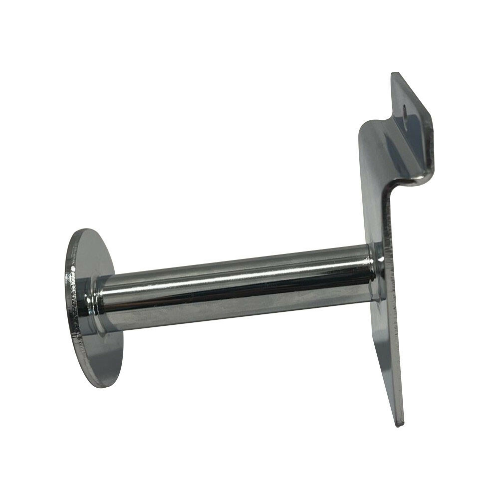 3-inch Chrome Slatwall Single Garment Hook Slatwall Hanger PACK 2