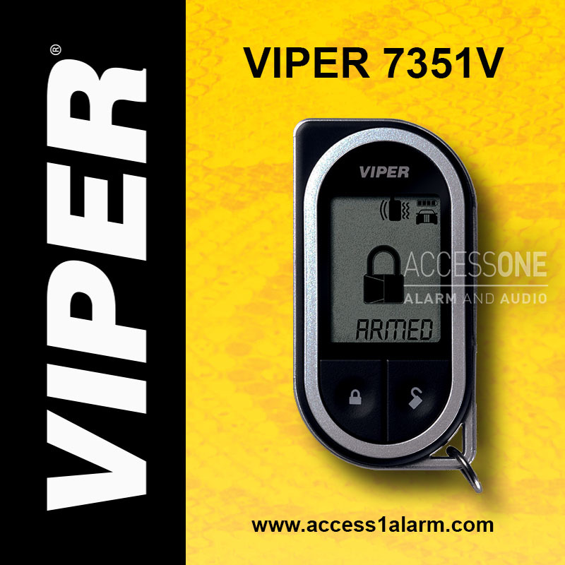 Viper 7351V 2-Way LCD Replacement Remote Control Transmitter Viper 5701 or 5202V