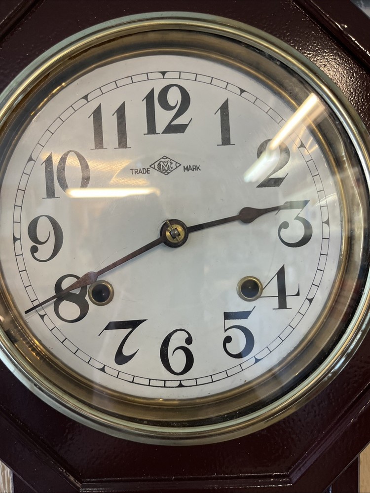 ANTIQUE TRADE MARK PENDULUM REGULATOR WALL CLOCK