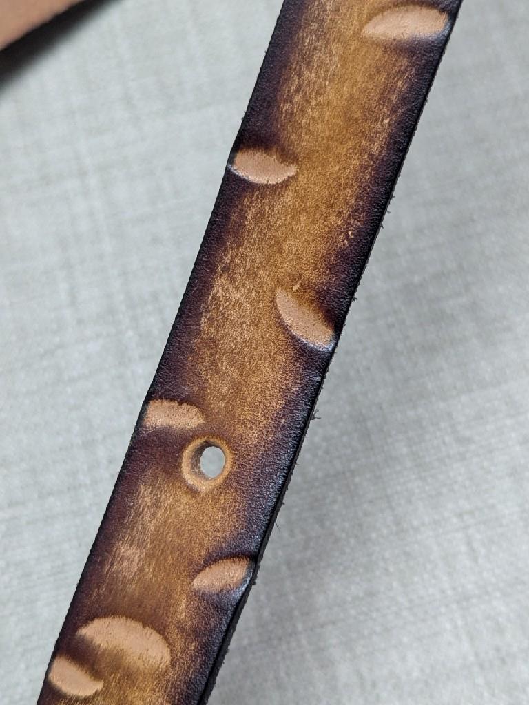 vintage CUSTOM cowhide leather TOOLED deer hunting RIFLE SLING gun belt CRAIG