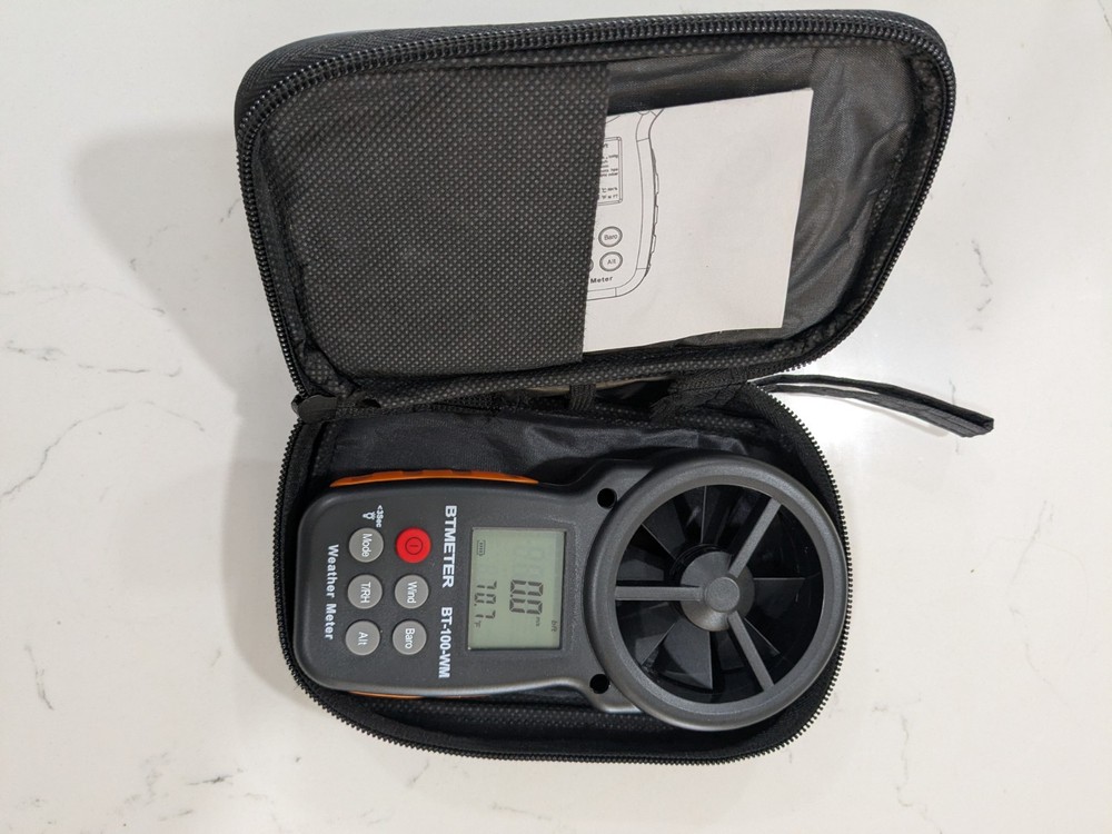 BTMETER BT-100-WM Handheld Digital Anemometer Wind Speed Meter