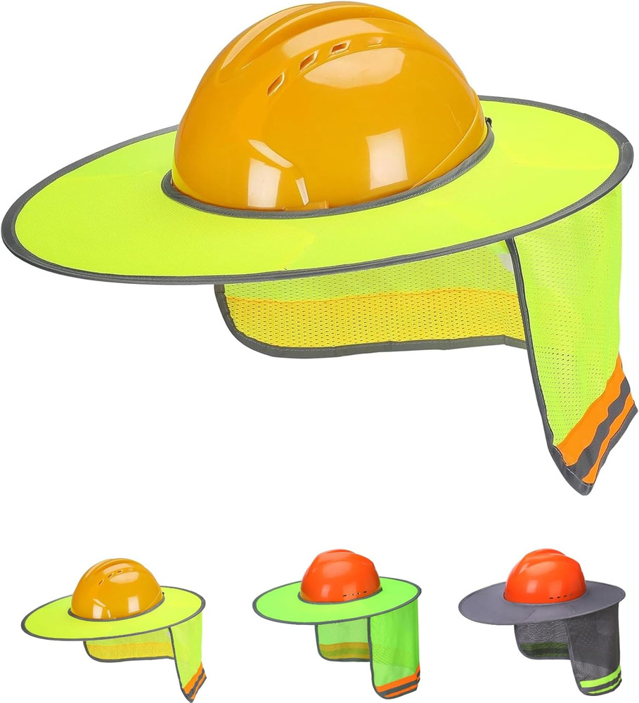 Hard Hat Sun Shield, Mesh Sunshade, Visor, Neck Shade