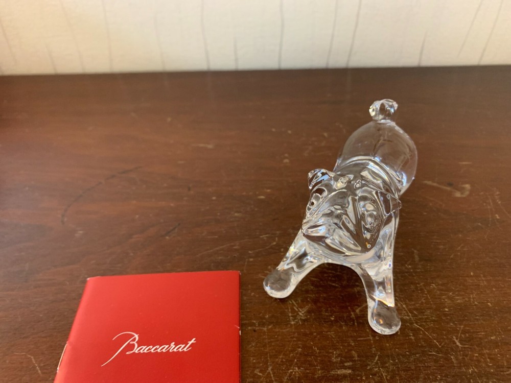 Baccarat Crystal Pug Dog