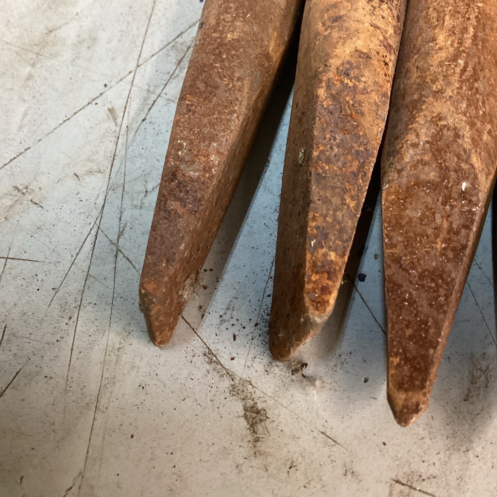 Four 8-1/2” Hammer Bits 2 Moil Point And 2 Flat Chisel