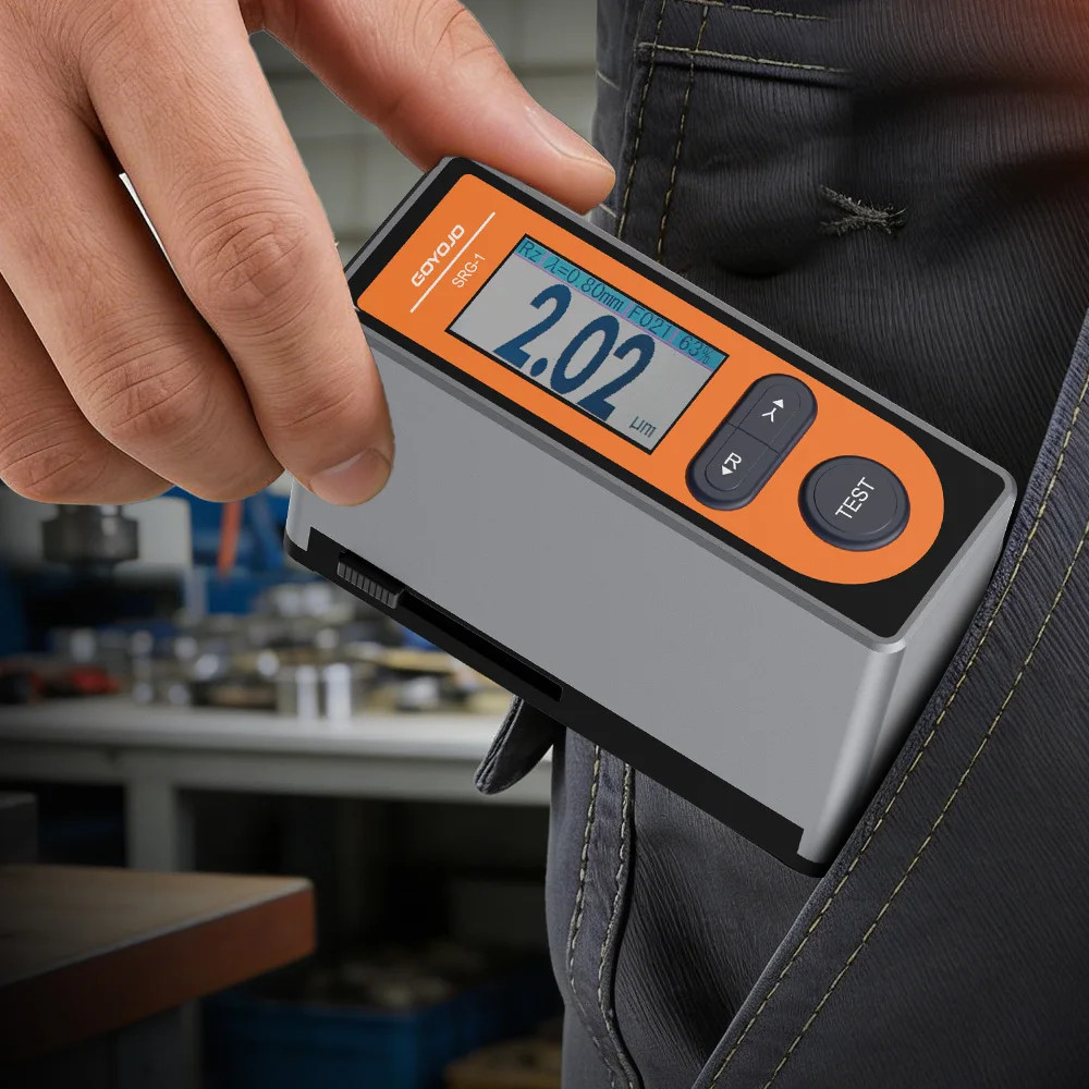 Handheld Digital Surface Roughness Tester Bluetooth Ra Rz Rq Rt Profilometer
