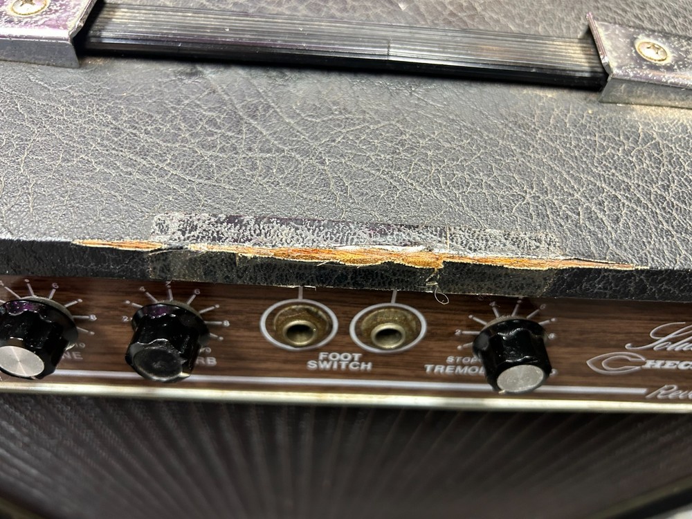 Vintage Teisco Solid State Reverb & Tremolo Checkmate 88 Combo Amp