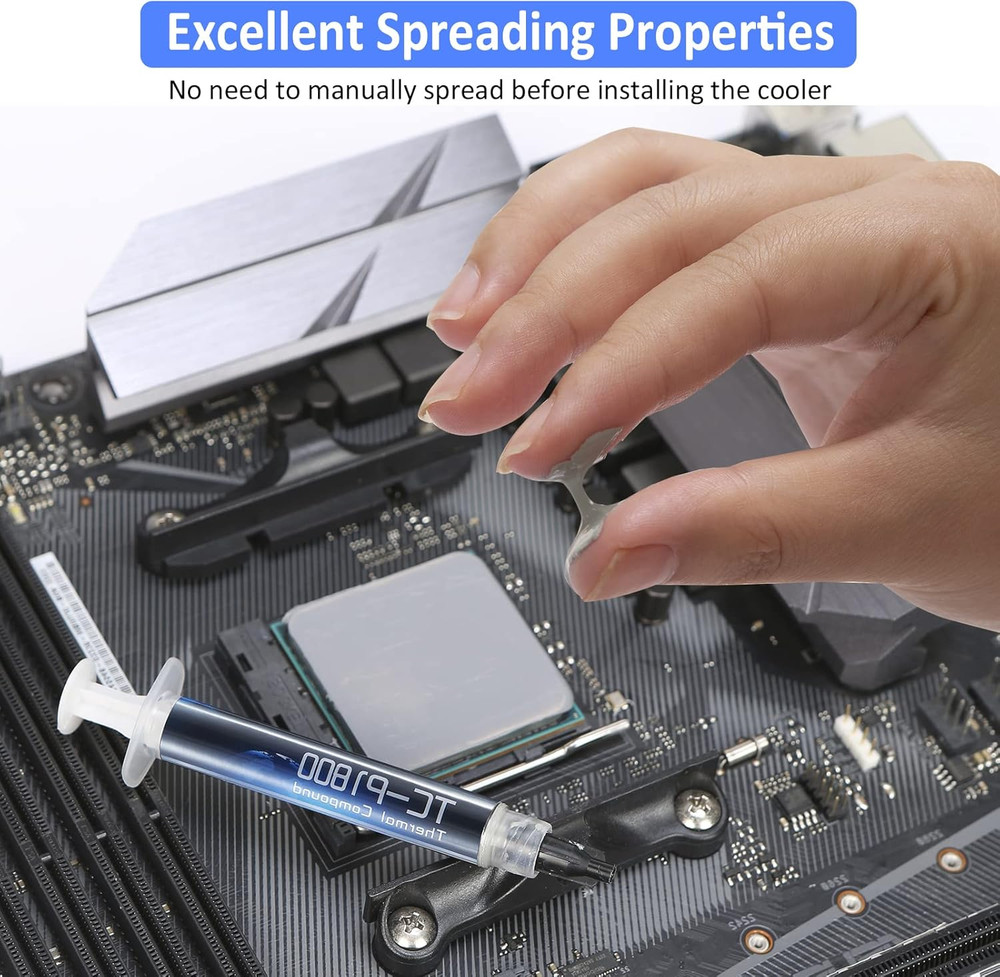 18W/M•K High-Performance CPU/GPU Thermal Paste - 5G Thermal Grease Compound for