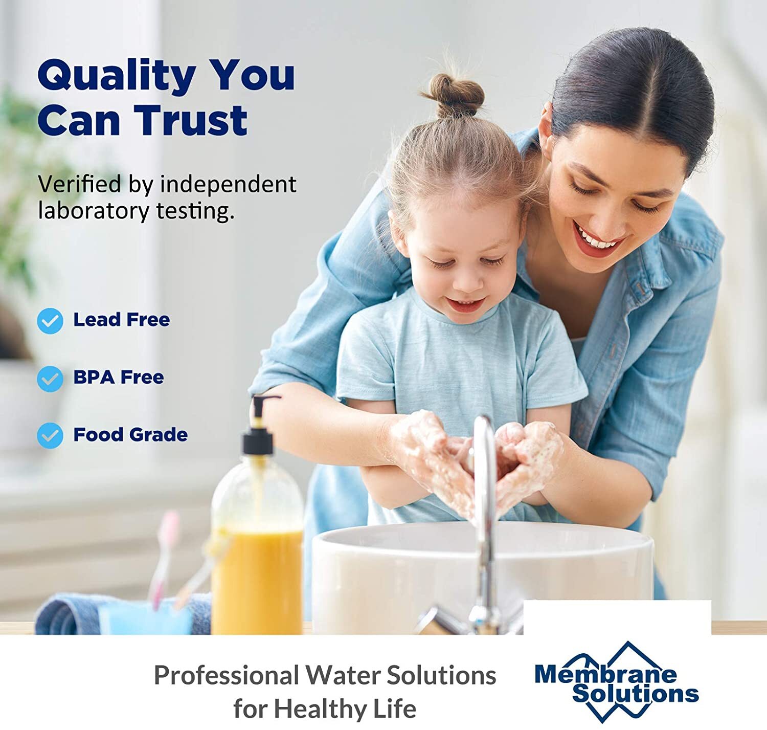 6 Pack 10" x 2.5" Whole House Well Water Filtration String Wound Sediment Filter