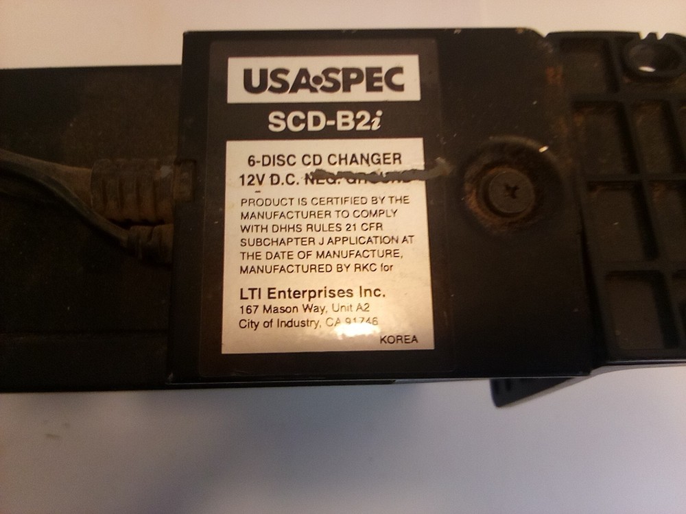 USA SPEC SCD-b2i Add-On 6-Disc CD Changer