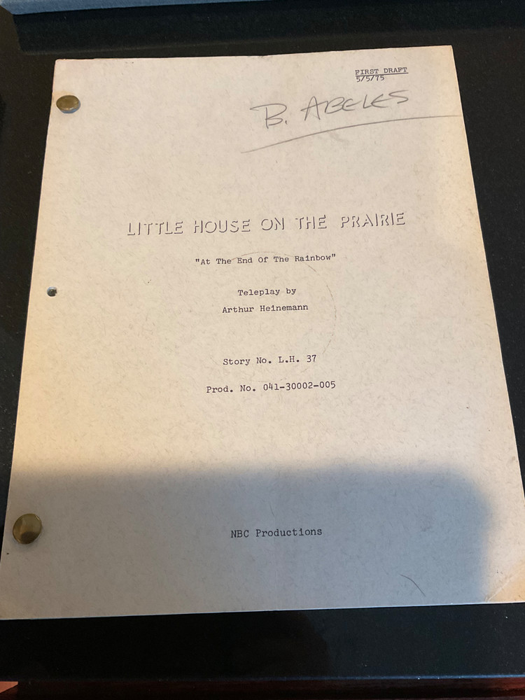 Original script *Melissa Gilbert script* LITTLE HOUSE ON THE PRAIRIE