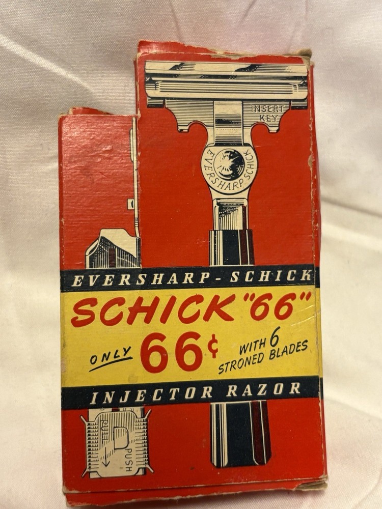 vintage schick eversharp injector razor 66 Boxed