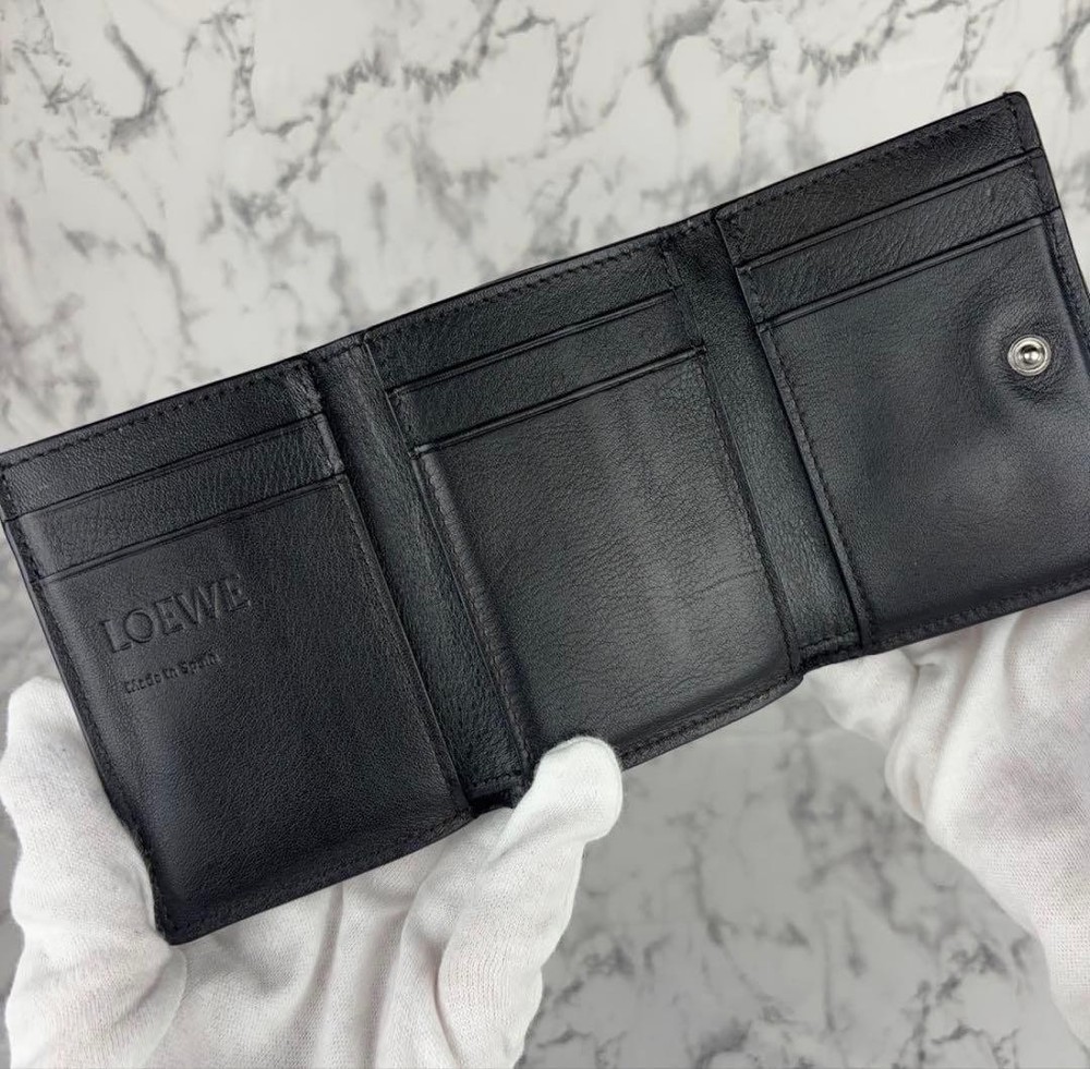 79 LOEWE Anagram Trifold Wallet