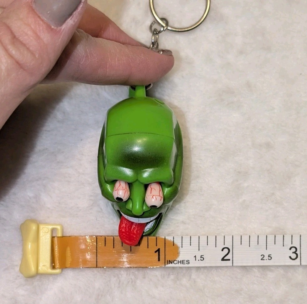 Jim Carrey The MASK Stanley Ipkiss Action Figure Keychain - Rare Vintage 1994