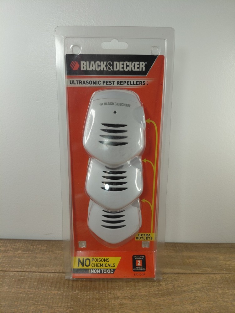 Black & Decker Electronic Pest Repeller 3-Pack Plug-In EP310-3P