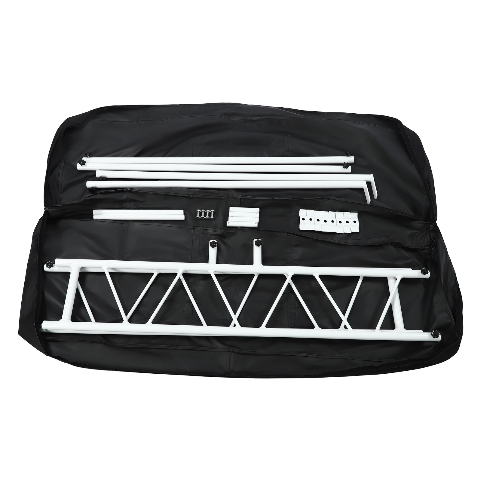 Light Truss Stand System, Trussing DJ Booth Kit 7x8ft Stage DJ Light Stand T-Bar