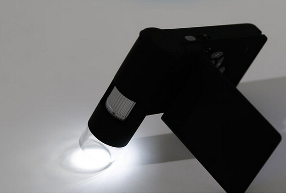 5MP HD Digital Portable Microscope Foldable Camera with 3" LCD Screen 8 LED